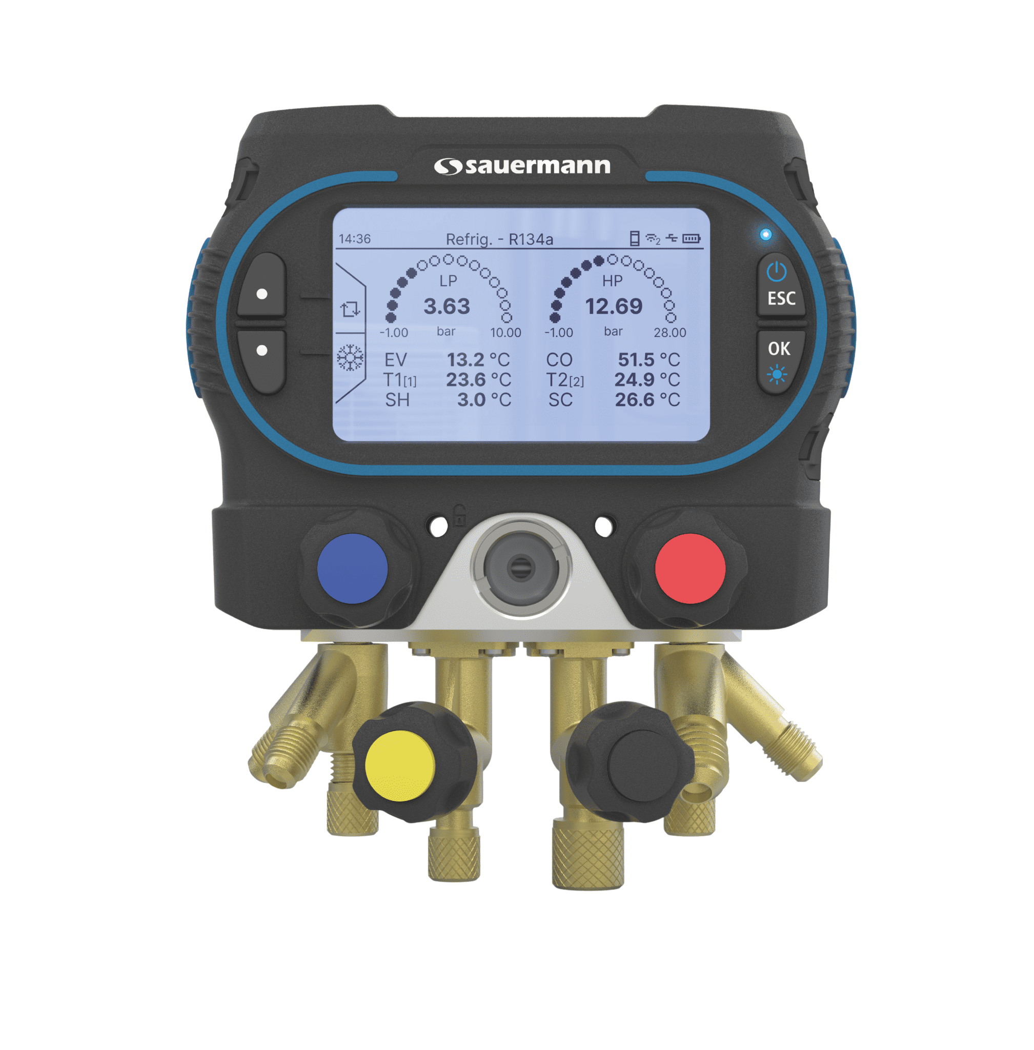 Afbeelding van Sauermann Si-RM450 4-weg digitale manifold